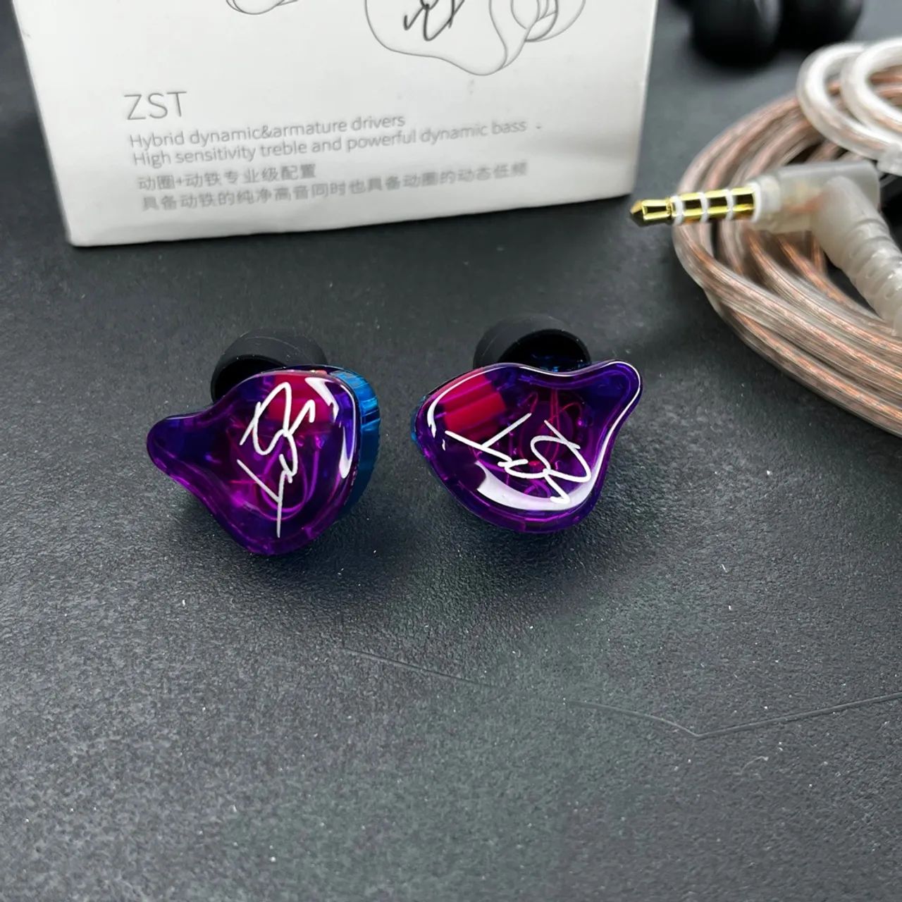 KZ ZST FONE DE OUVIDO INEAR RETORNO DE PALCO