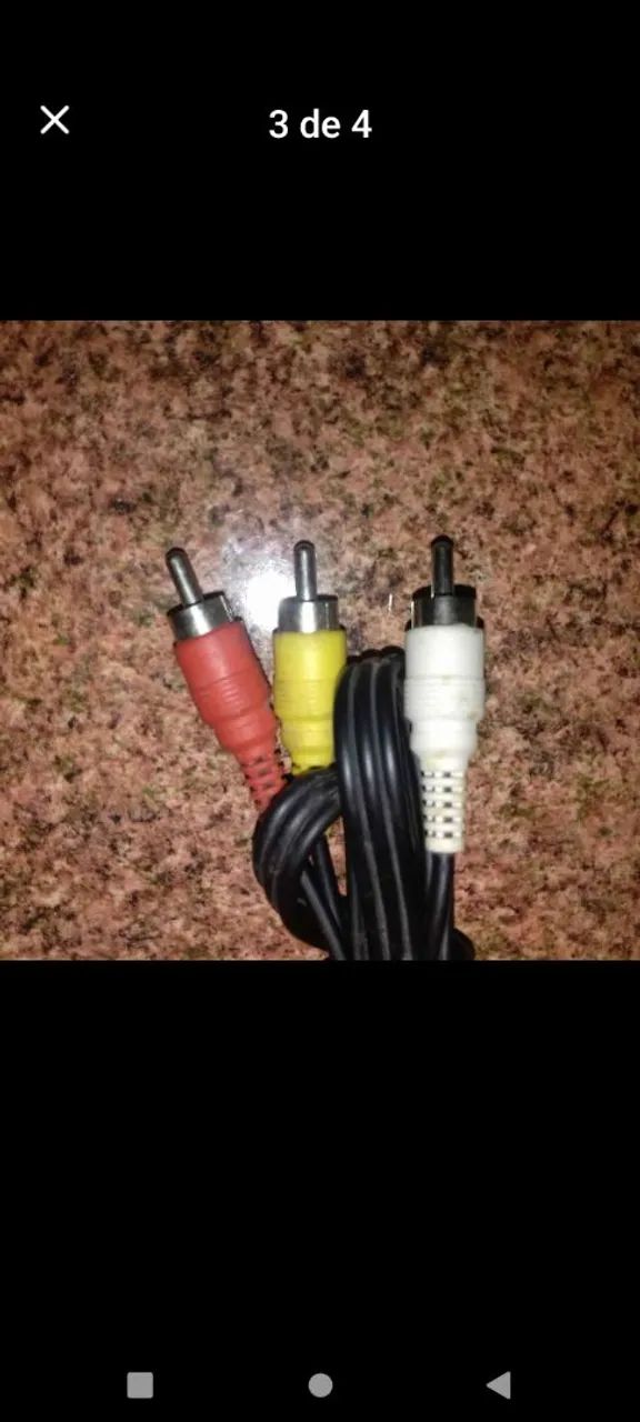 Cabos RCA/P2 para TVs e DVDs. Novos  - Foto 4
