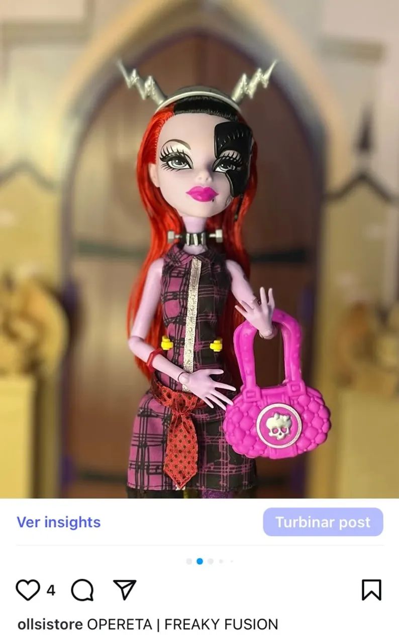 Boneca Monster High Operetta Freaky Fusion - Foto 2