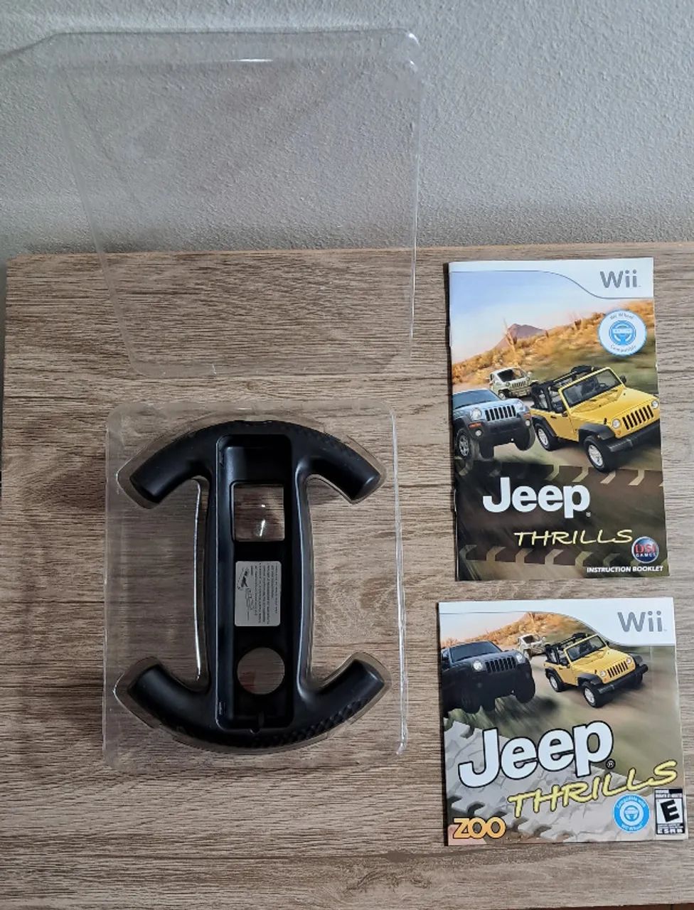Jogo Jeep Thrills Wii - com volante - Foto 4