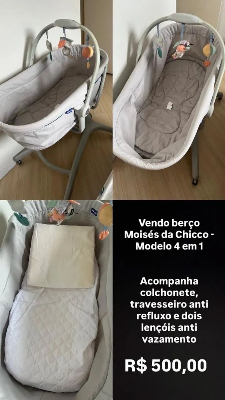Berço Moisés Chicco - Foto 5