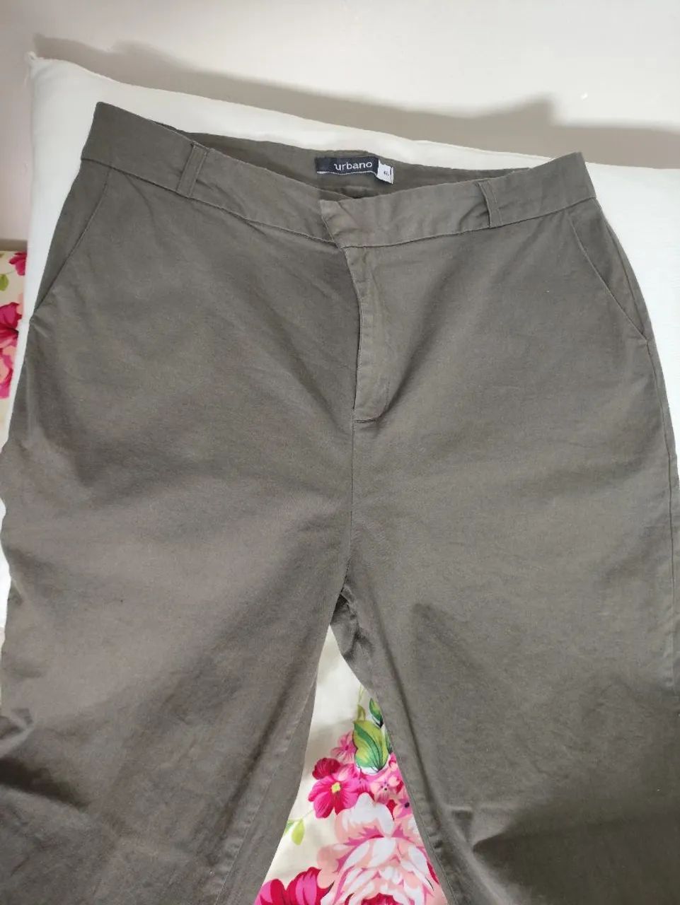 Calça 46 feminina. Verde