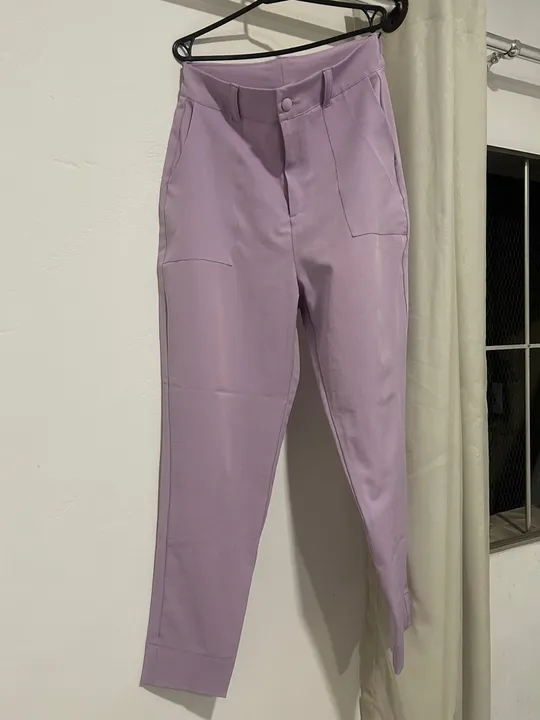 Calça Social Roxa