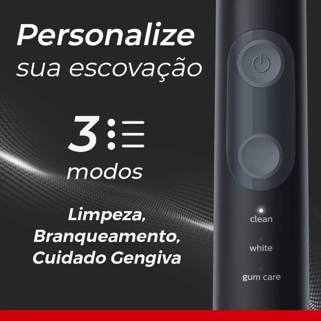  Colgate Philips Sonic Pro 50 - Escova De Dente Elétrica Recarregável Bivolt Com 2 Refis E - Foto 4