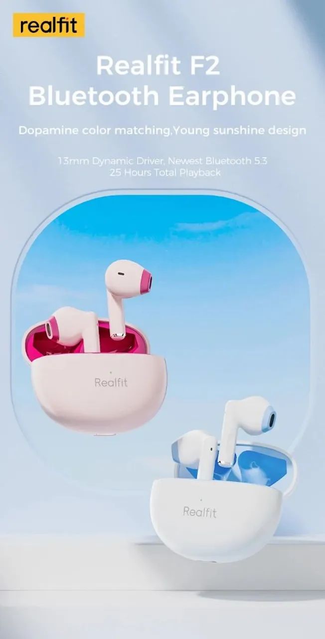 Fones de ouvido BLUETOOTH Realfit TWS  - Foto 5