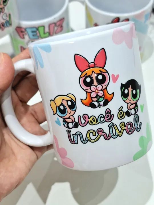 Caneca de Porcelana  - Tema dia da mulher. - Foto 4