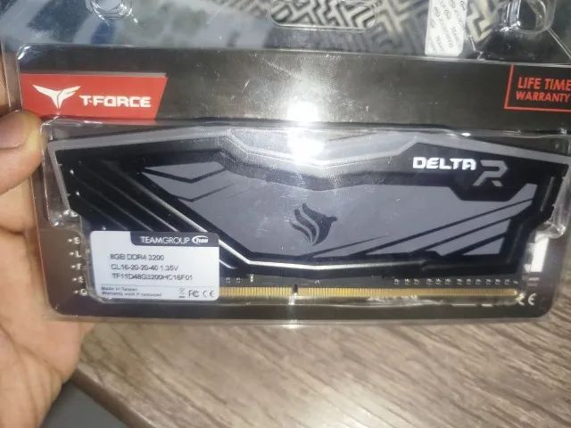 T-FORCE Delta R RGB 8GB 3200MHz DDR4 RAM Memory64308007508355120