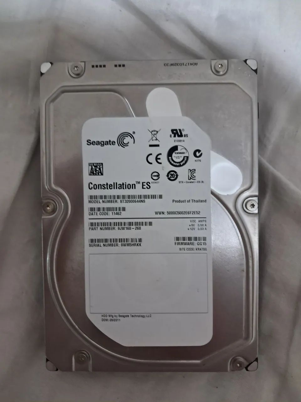 HD Seagate Constellation ES 2TB 7200RPM