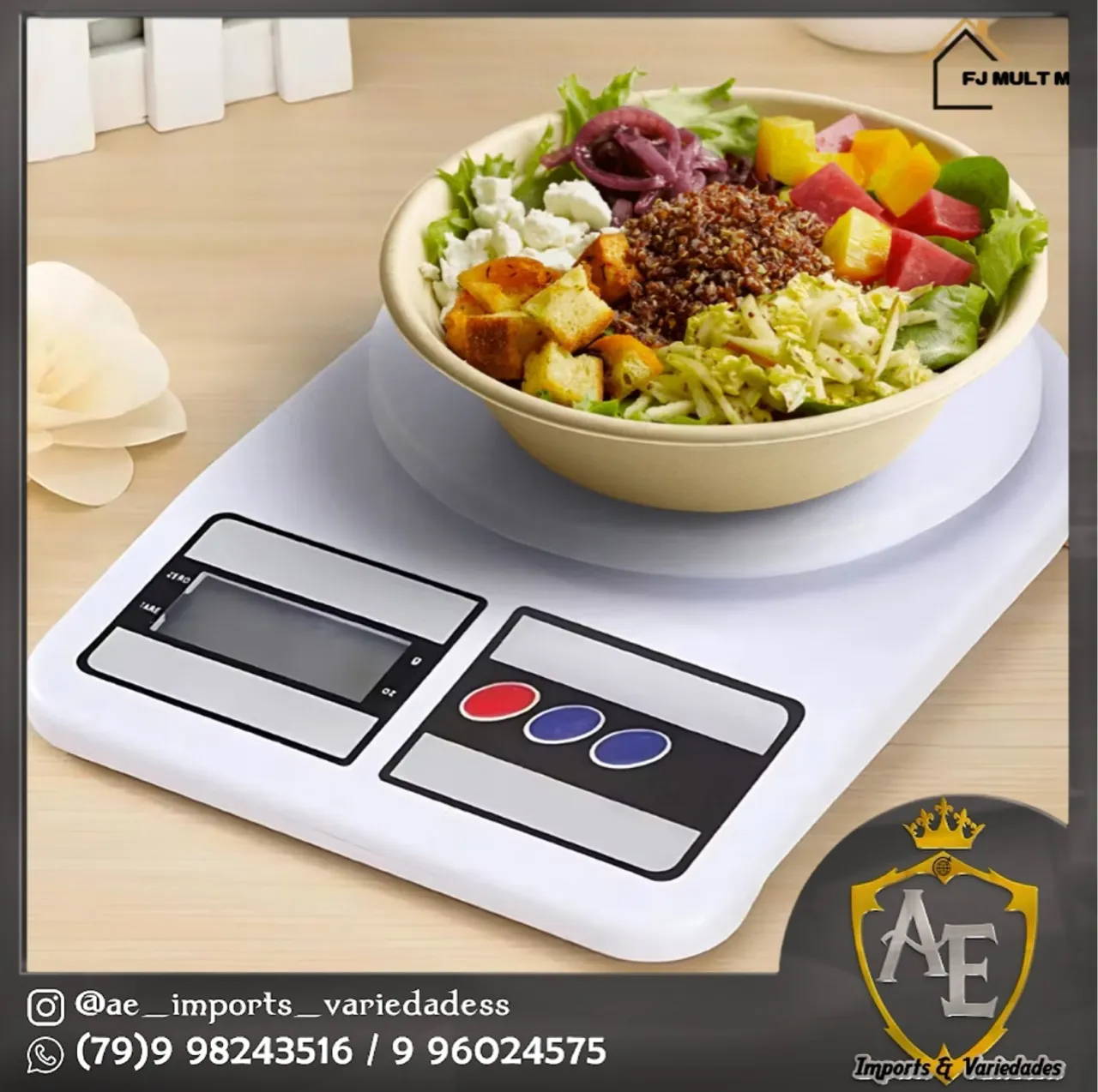 Balança de Cozinha Digital - Precisão para suas receitas!