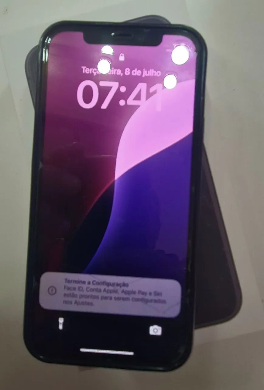 Iphone 12 - 128Gb + carregado + cabo + com caixa