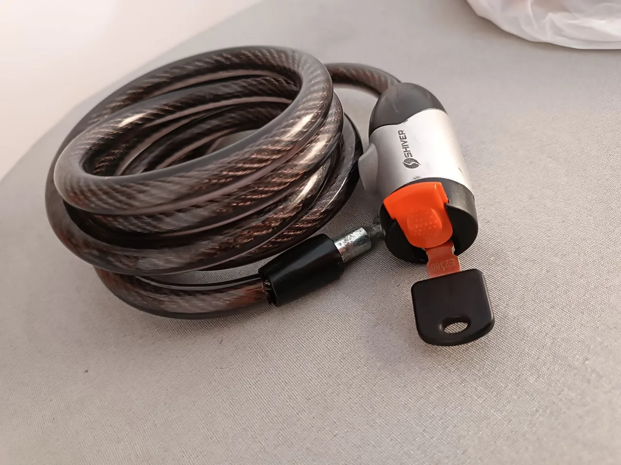 Cadeado para Bike ou moto SHIVER com Chave -