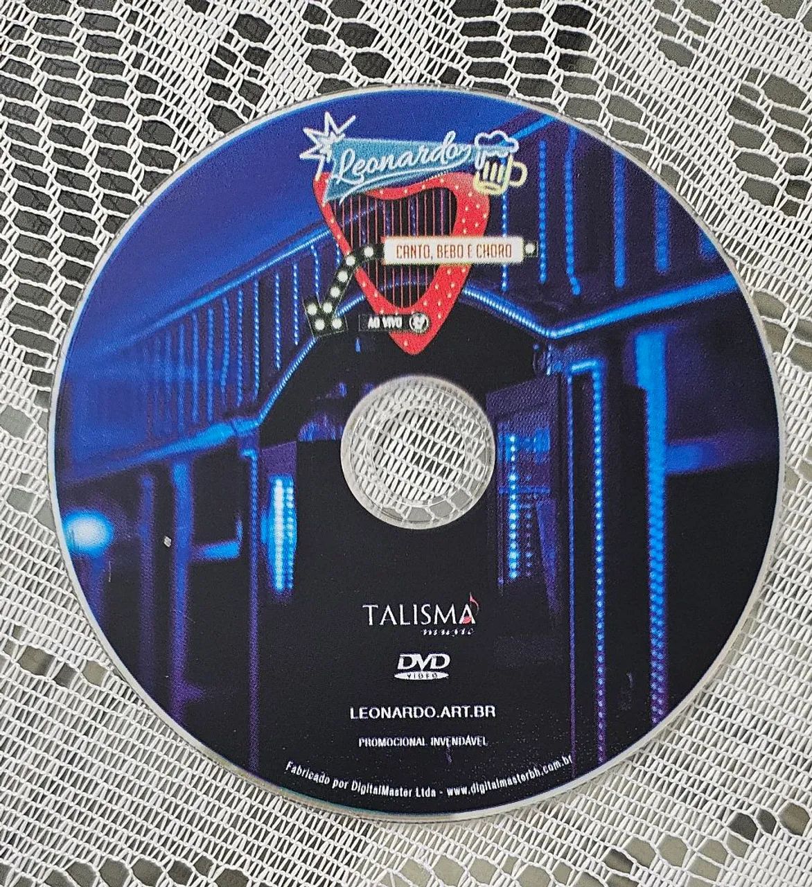 DVD Leonardo - Canto, Bebo e Choro - Promocional Raro - Foto 3