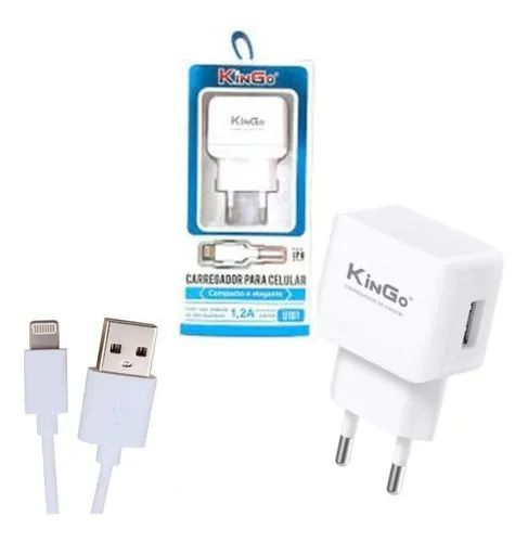 Carregador de Celular Kingo 1.2A