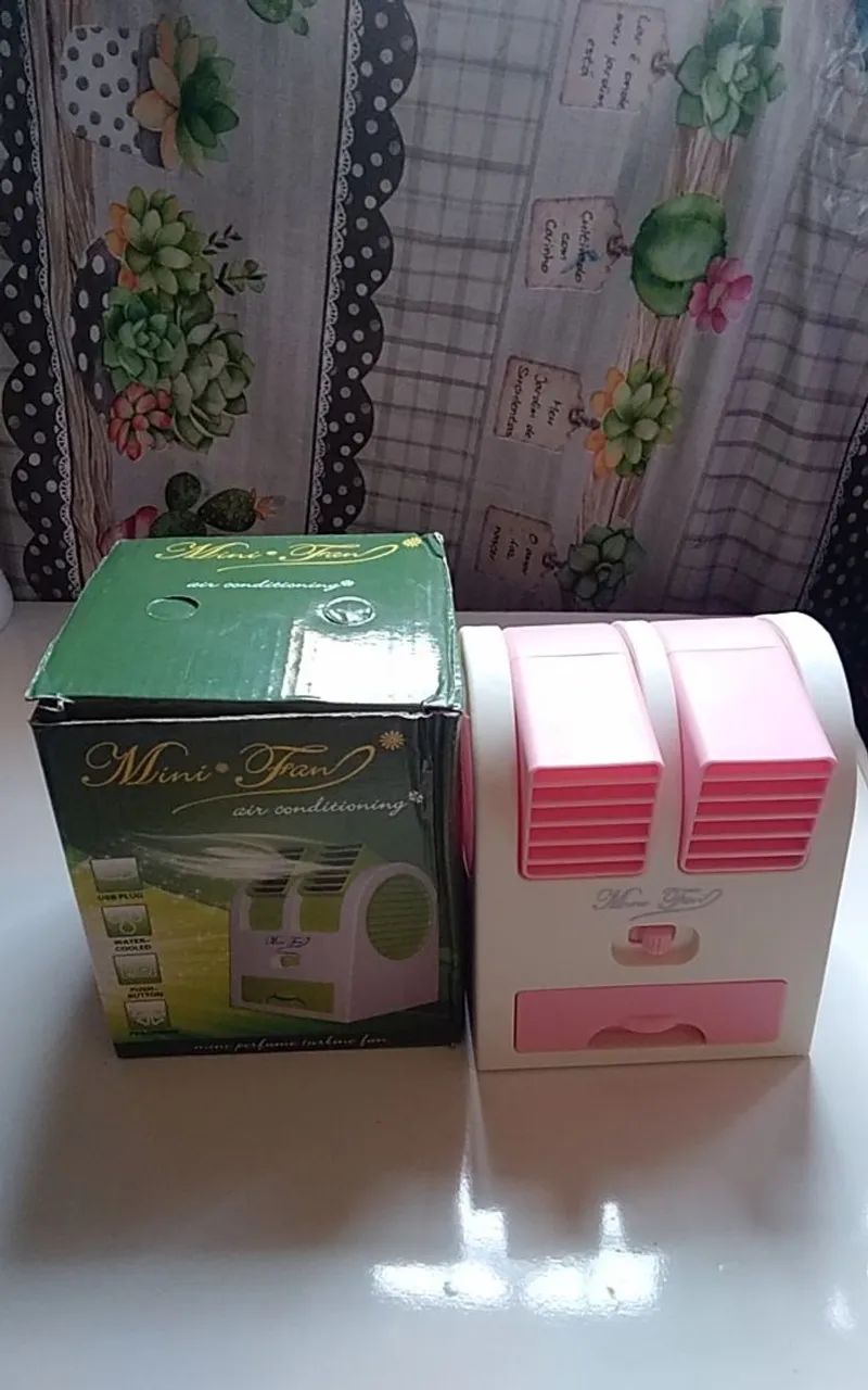 Mini Climatizador Portátil - Ar Condicionado