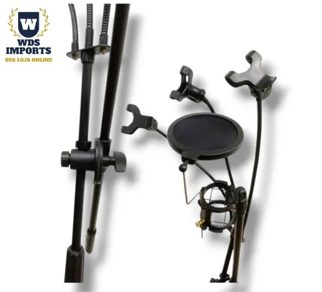 Pedestal Suporte para Microfone e celular - Foto 2