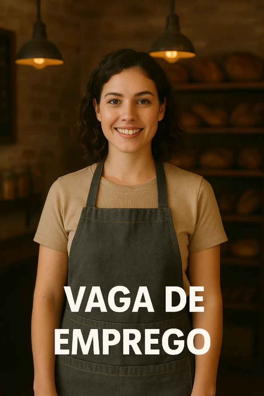 Vaga para Atendente de Padaria Artesanal - com Benefícios e Produtos da Loja