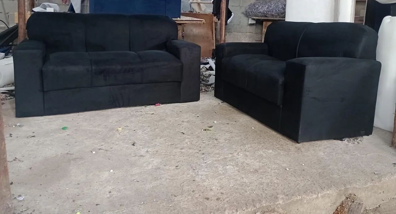 Conjunto Sofá Xaropinho 2 e 3 lugares - Conforto e Estilo! Várias cores  - Foto 4