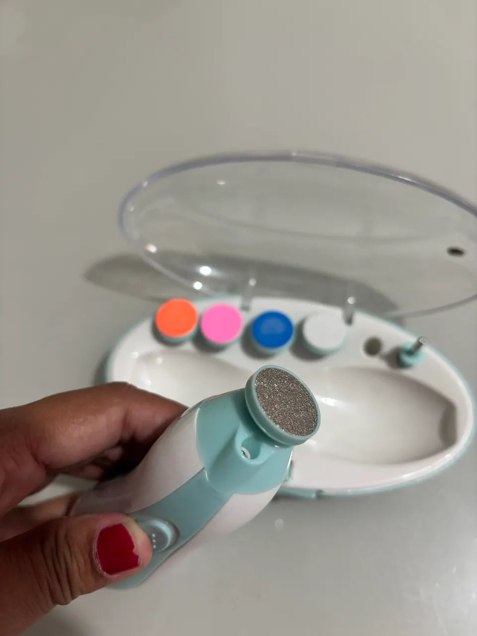 Cortador de unhas elétrico para bebês 