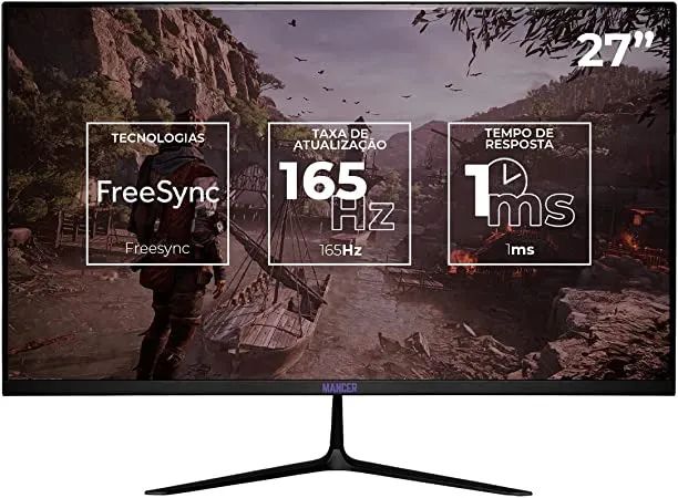 Monitor Mancer Horizon Z PRO, 27 Pol. VA, FullHD, 1ms, 165Hz, FreeSync, NOVO, Lacrado