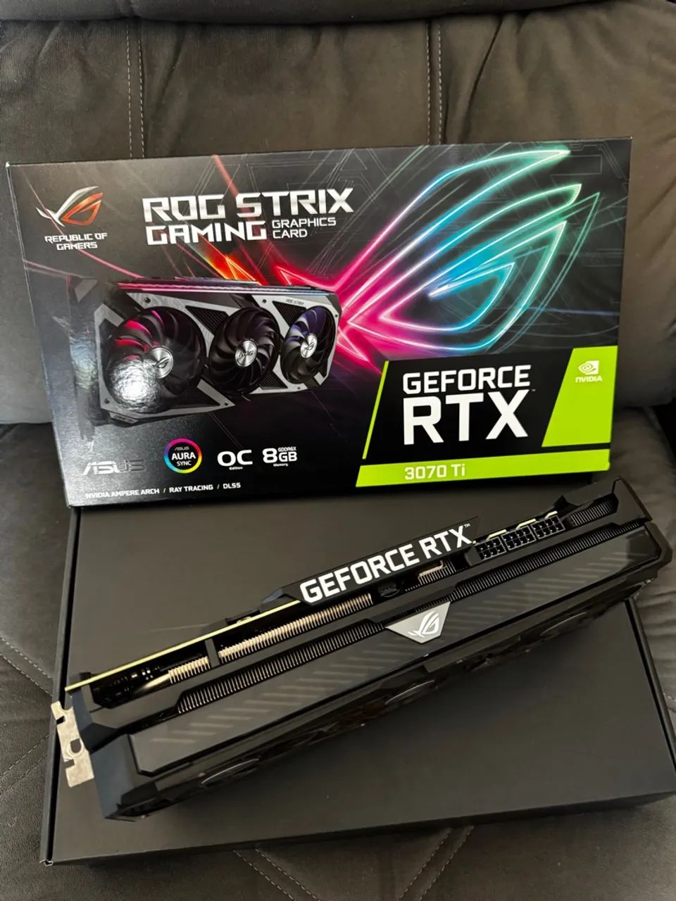 RTX 3070Ti ROG STRIX 8GB IMPECÁVEL  - Foto 3