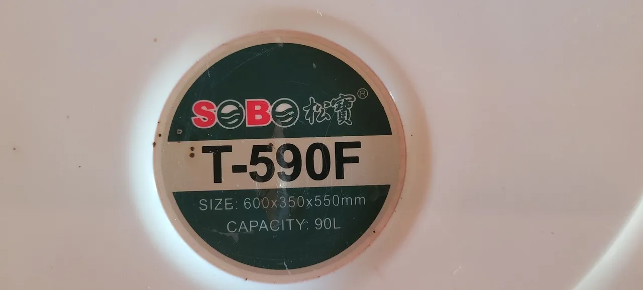 Aquário 90L SOBO T-590F
