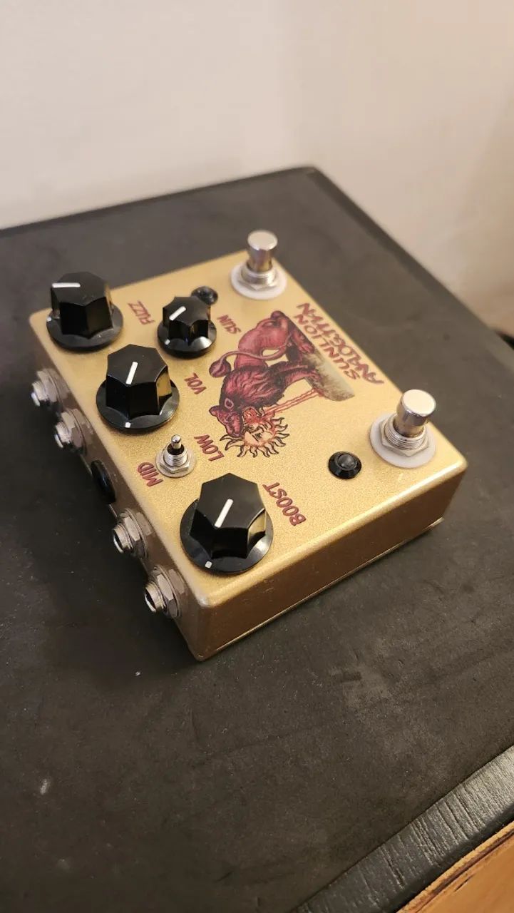 Pedal Analogman Sun Lion Fuzz, Overdrive & Booster - Analógico