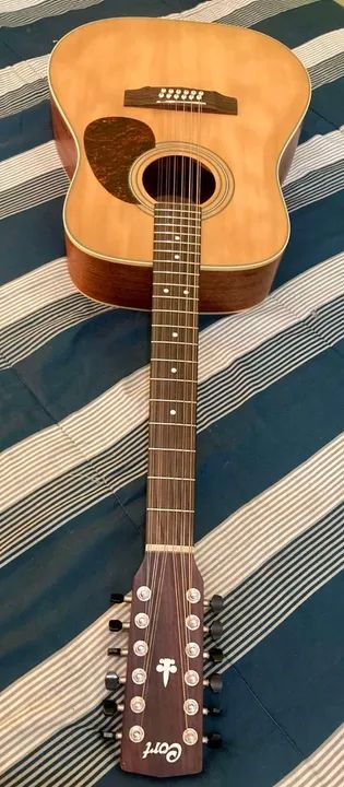 Violão Cort 12 cordas modelo Earth70E-12 NS - Foto 5