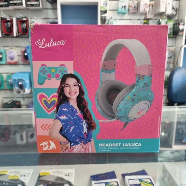 Headset Gamer Redragon Hylas Luluca L260rgb Branco Rgb - NOVO