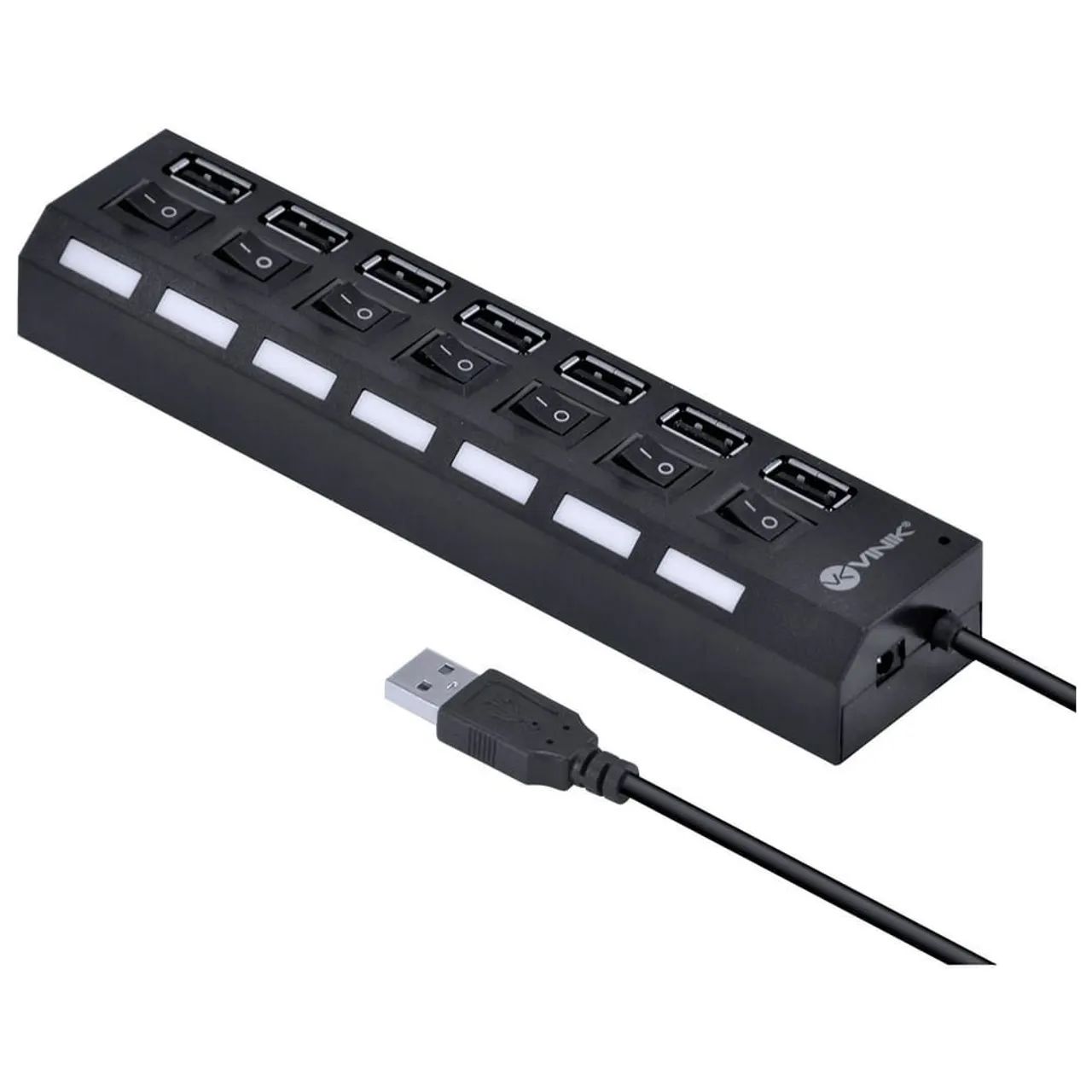 Adaptador extensor hub usb 7 portas em 1 - 2.0 - Foto 3