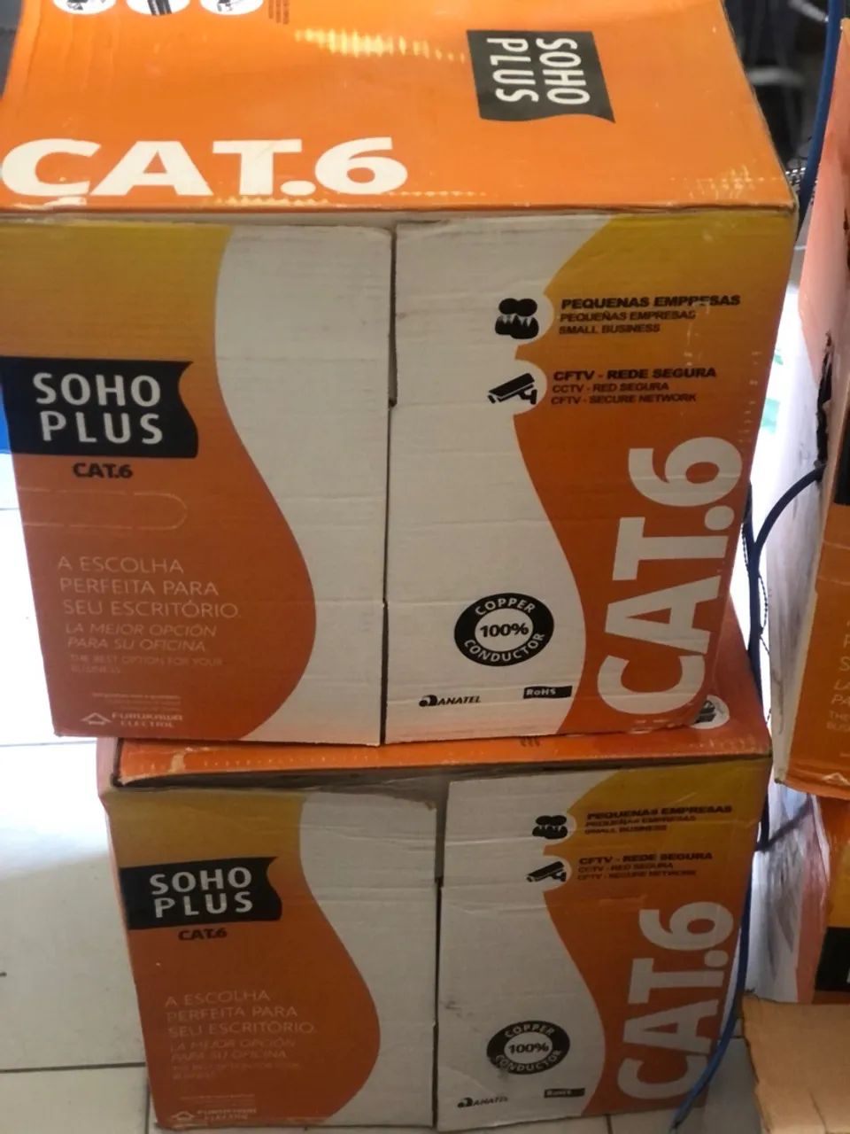 Caixa de Cabos Cat6 100% Cobre