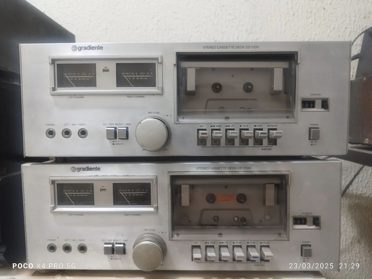  Tap deck Gradiente CD-Z100 e CD-3100 - Gravador de Cassete Estéreo - Foto 2