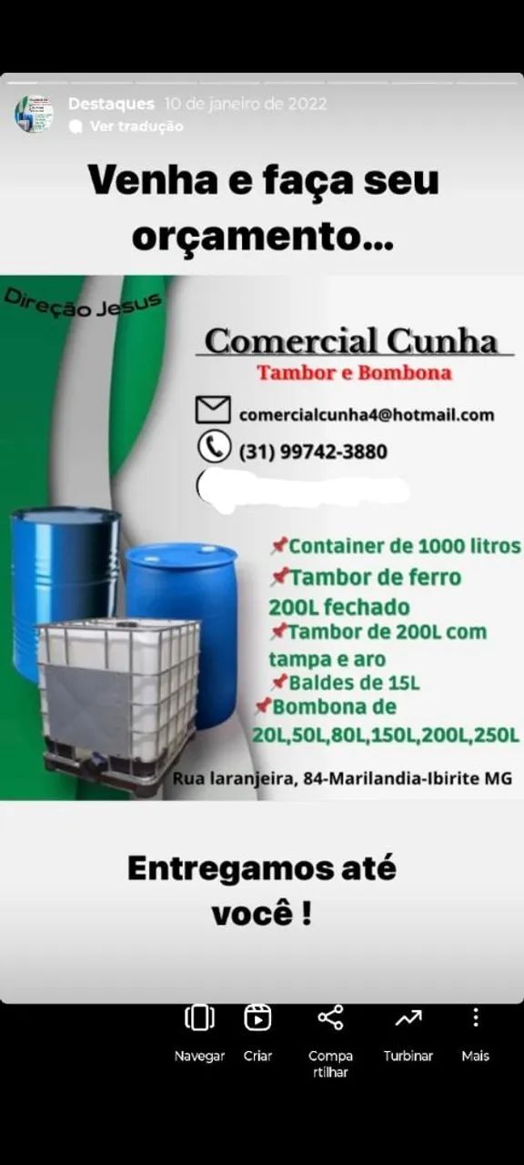 Tambores e bombonas de 200 litros  - Foto 2