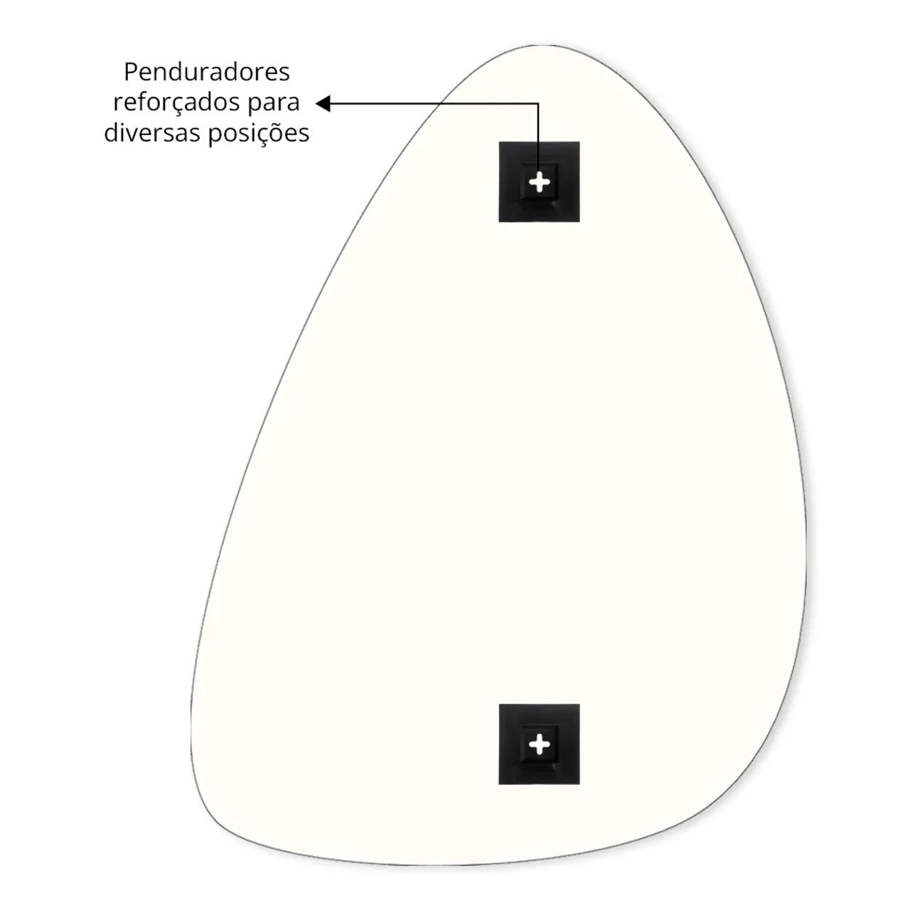 Espelho Slim Orgânico com LED 80x60cm - Foto 5