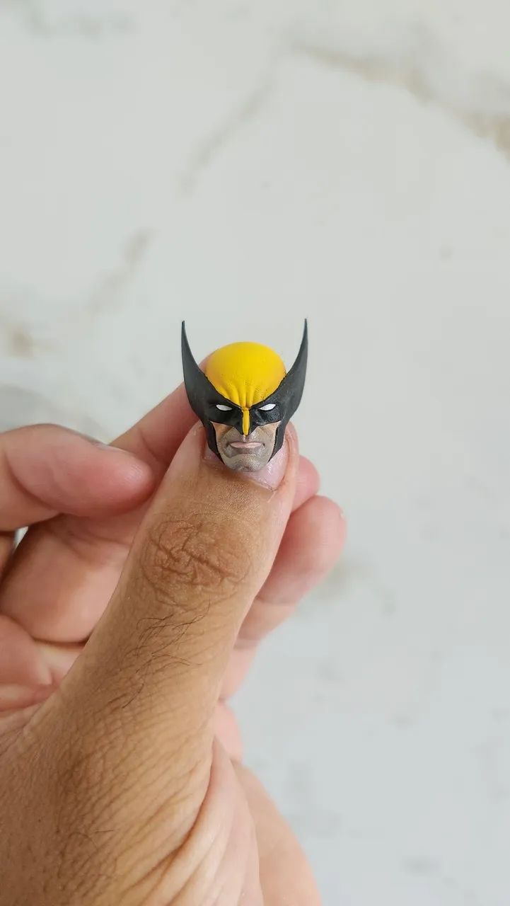 3 head custom wolverine jim lee padrão marvel legends  - Foto 2