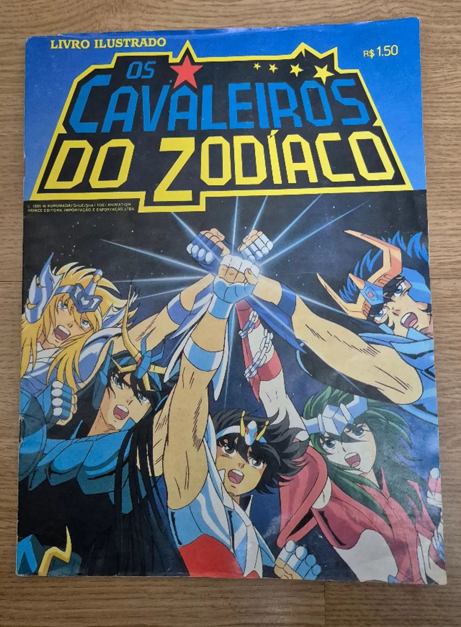 Álbum Os Cavaleiros do Zodíaco Completo - Prince Editora 1995