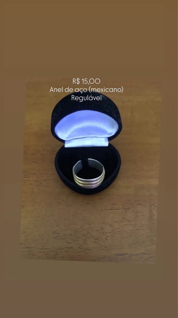 Anel Mexicano de Aço Regulável 