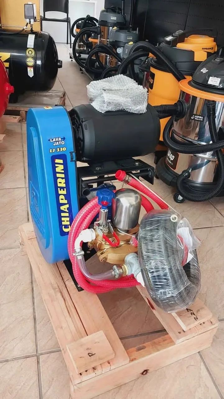Lavadora profissional para Lavajato 2cv c/10Mts de mangueira Chiaperini(Nova)