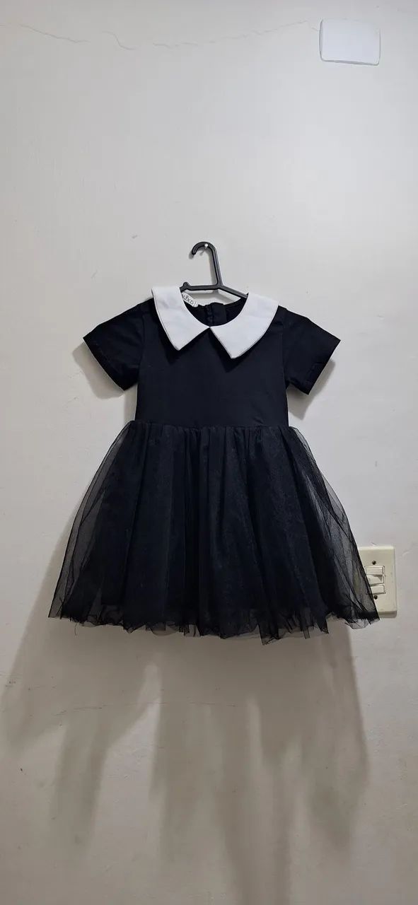 Vestido wandinha vandinha infantil 