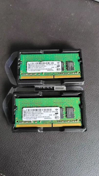 Memórias RAM 4GB DDR4 - PC4-2133P 