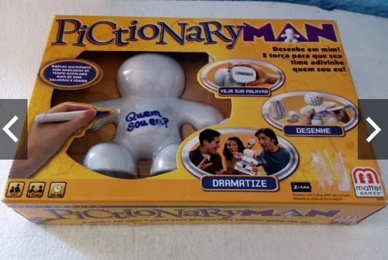 Pictionary Man Brinquedo Eletrônico Completo Mattel