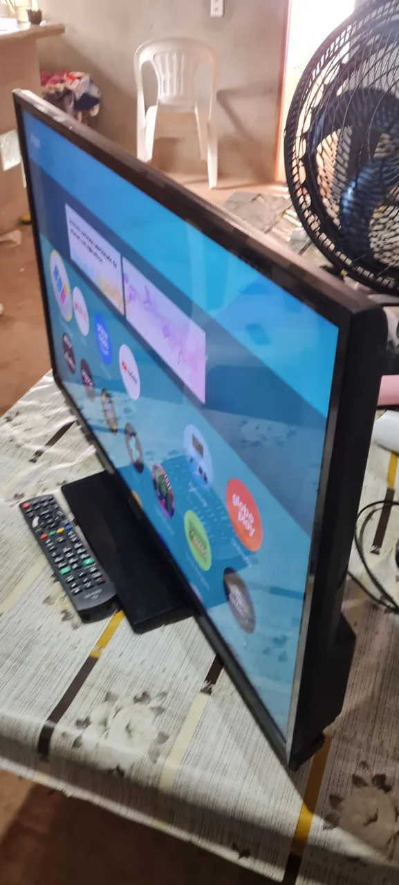 Smart TV 32" Panasonic aplicativos atuais