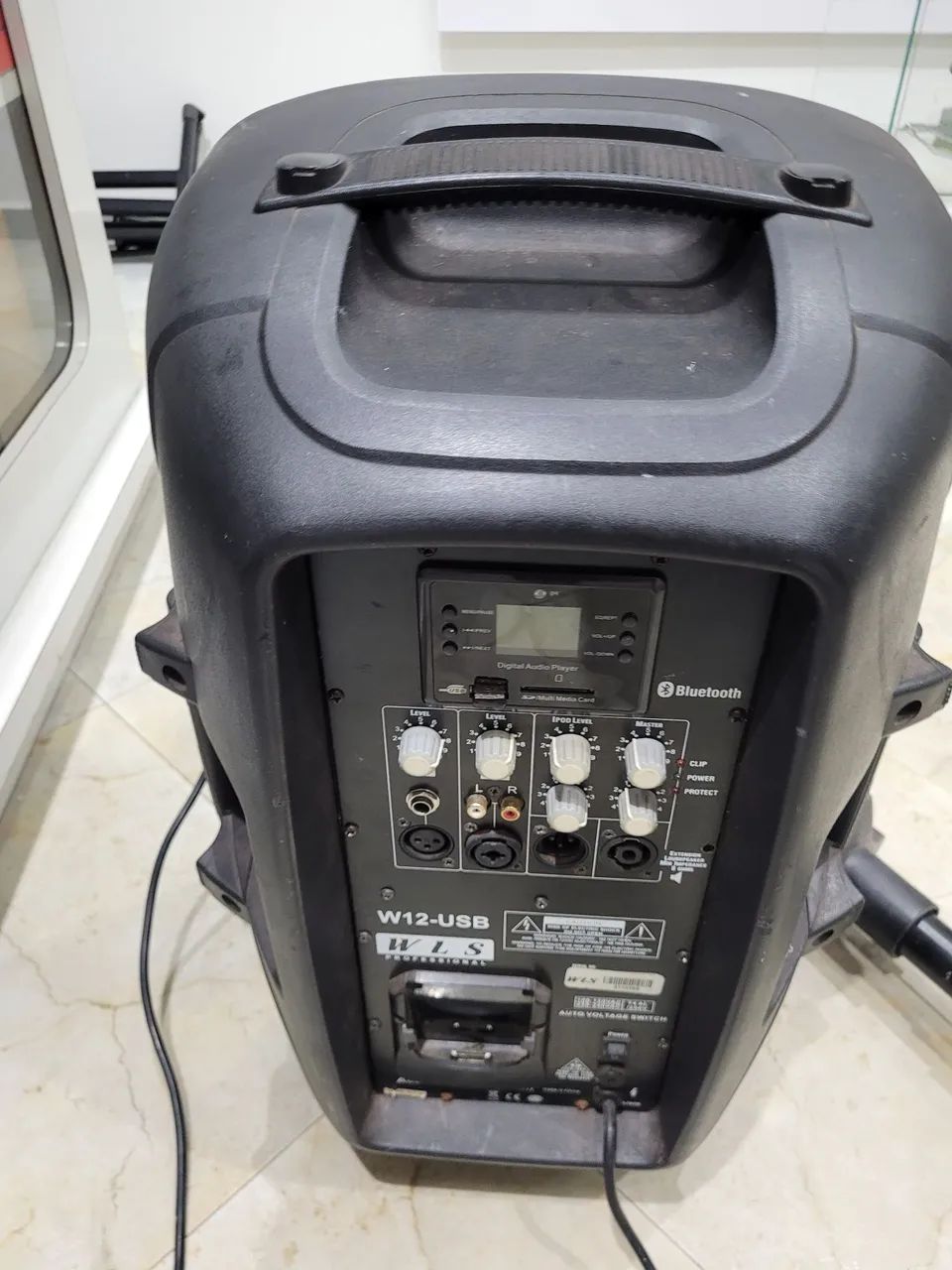 Caixa Ativa W12 USB marca WLS profissional com Bluetooth. - Foto 2