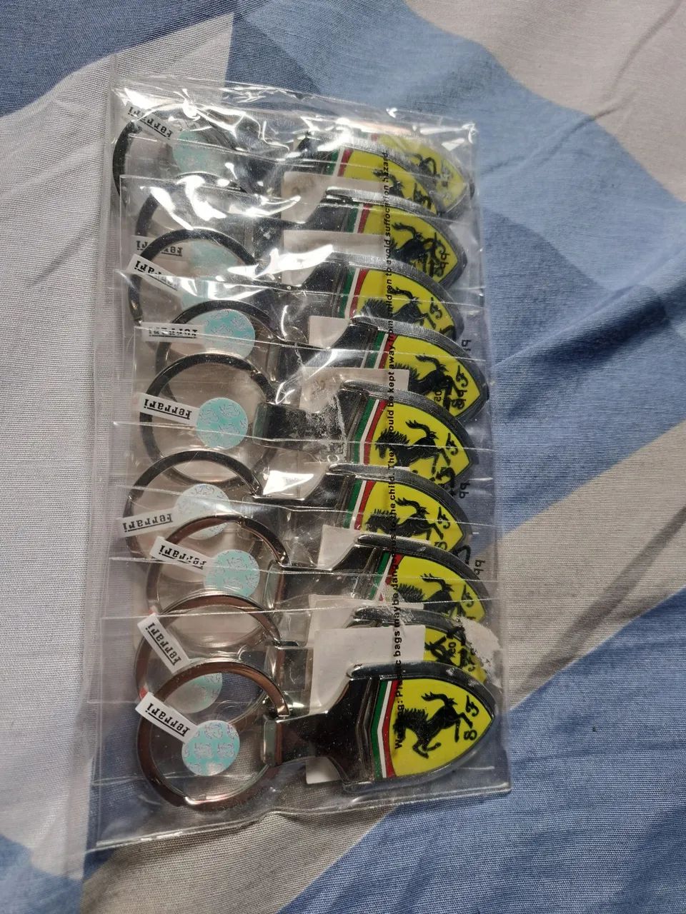 Chaveiros Ferrari - Kit com 10 unidades