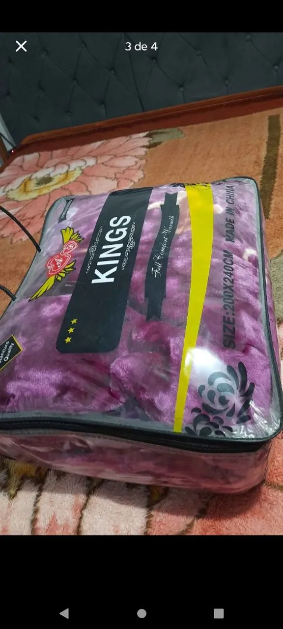 Cobertor Plush Kings 200x240cm - Novo