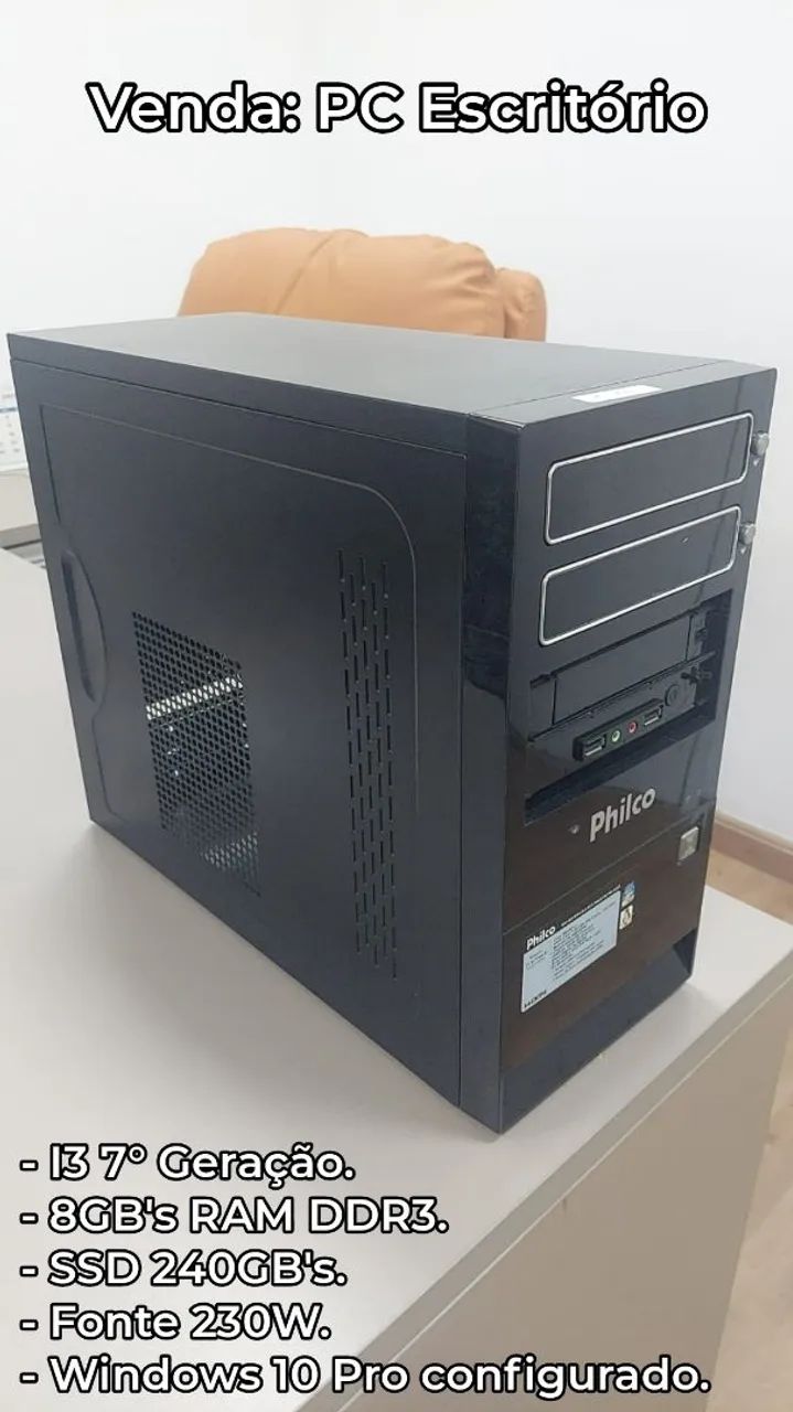 Computador 7° geração completo - I3 7° | 16GB's RAM | SSD 240GB's | Windows 11 - Foto 2