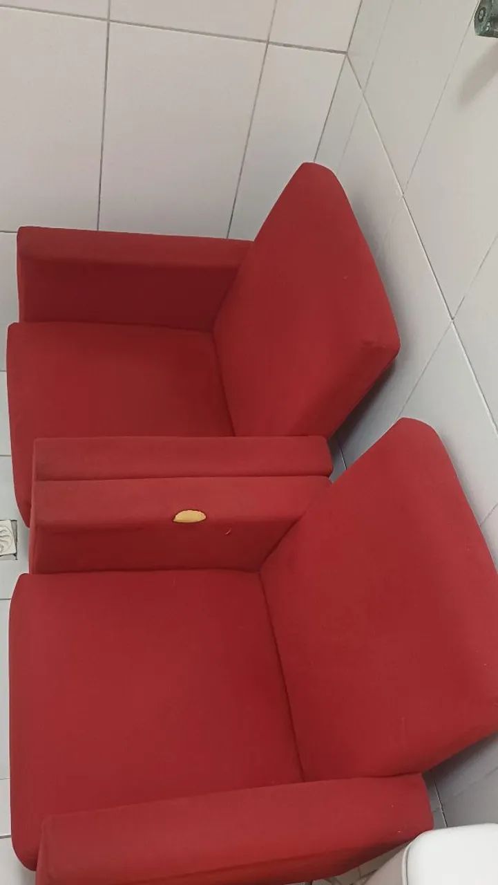2 Poltronas vermelhas em ótimo estado - Foto 3