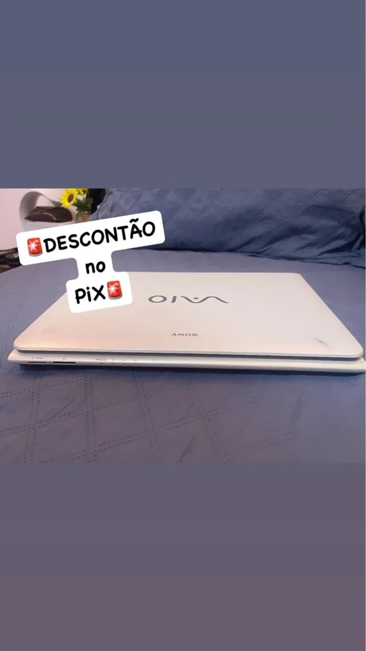 Notebook Sony -VAIO  ?- COR - BRANCO (Perolado) Leve e elegante, - Foto 2