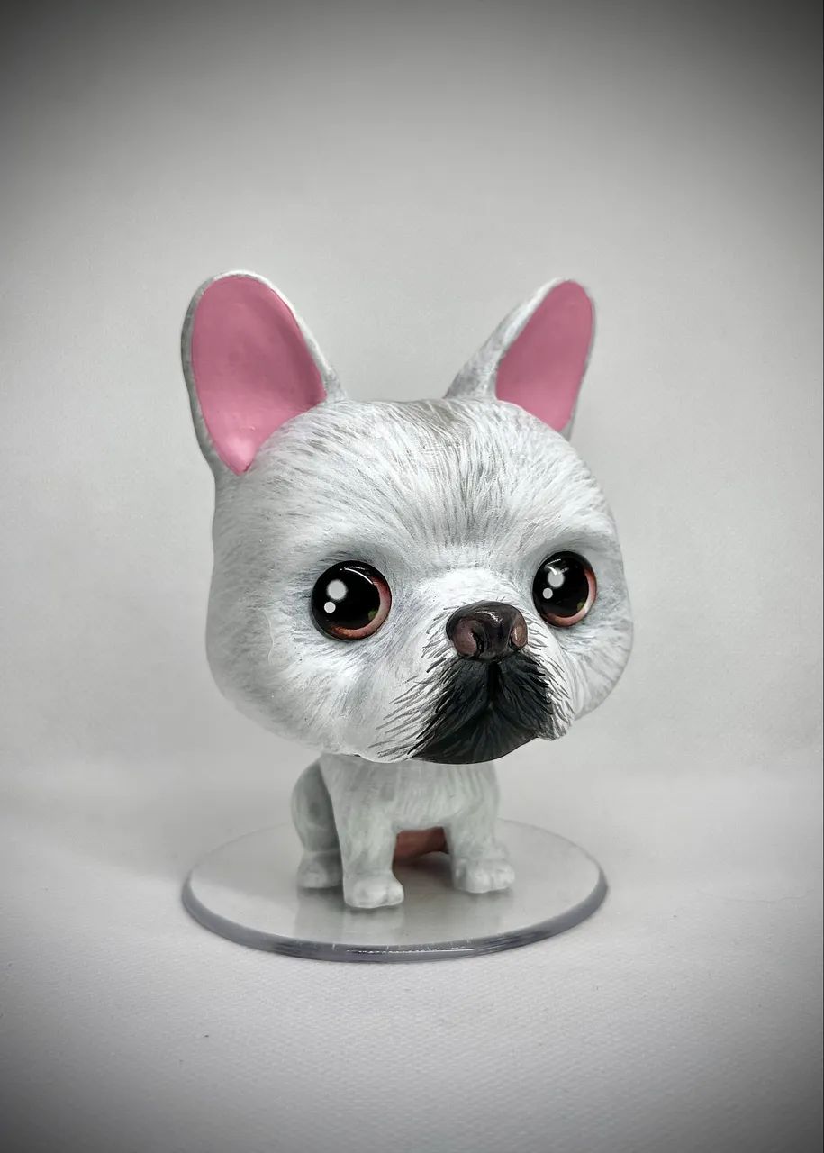 Pet pop miniatura realista  Bulldog Francês  - Foto 3
