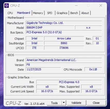 Kit Intel Core Ultra 5 245KF + B860M Gigabyte (novo/garantia) - Foto 2