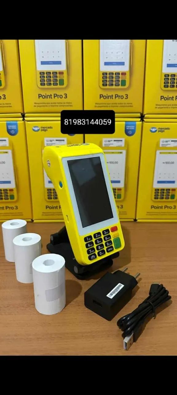Máquina de Cartão Point Pro 3 - Mercado Pago